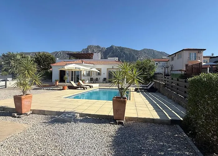 Private With Private Pool And Parking In Alsancak Kyrenia North Cyprus Phicardou